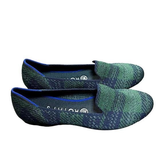Rothy’s Forest Tartan Loafer Limited Edition Women’s Size‎ 6 - Picture 2 of 6